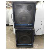 (2) Yorkville 120 Watt Cabinet Speakers