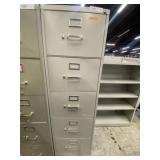 5 Drawer Metal File Cabinet