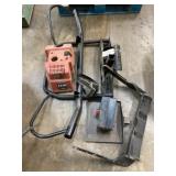 Bull Bar with Assorted Mower Parts