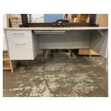 Metal Single Pedestal Desk