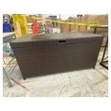 Vinyl Wicker Storage Chest