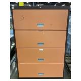 4 Drawer Metal Lateral File Cabinet & Contents