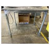 30'' X 36' Metal Rolling Table