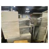 (3) Skids of Disassembled Metal Office Desks