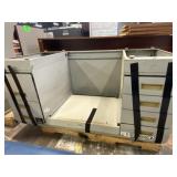 Metal Double Pedestal Office Desk