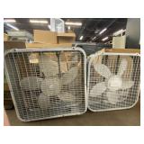 (2) 20'' Box Fans