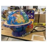 13' World Globe, Helium Tank, Tennis Racket