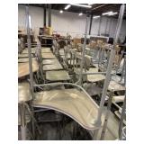 (10) Hon Adjustable Height Desks & 2 Work Stands