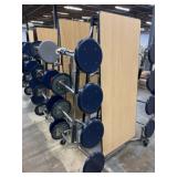 (2) Damaged Folding Cafeteria Tables