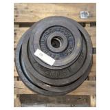 Set of 13 Free Weights