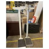 (2) Detecto Balance Beam Floor Scales
