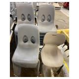 (18) Stacking Metal Frame Chairs