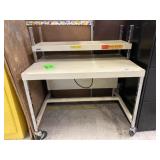 Metal Workstation on Wheels