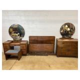 4pc Waterfall Bedroom Suite