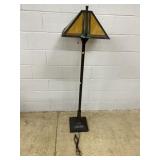 Slag Glass Floor Lamp