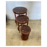 Nest of 3 Circular Tables