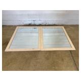 (2) Modern Framed Mirrors