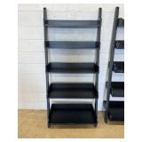 Simulated Wood Tapered Open Bookshelf