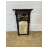 Antique Mahogany Mirror