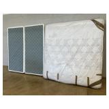 King Size Boxspring & Mattress