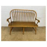 Oak Modern Settee