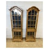 Pair of Matching Display Cabinets