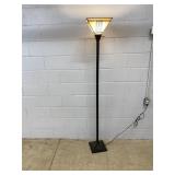 Modern Slag Glass Floor Lamp