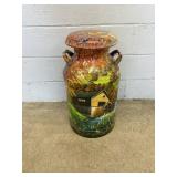 Painted Milk Can