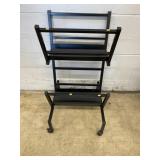 Rolling Art Display Rack