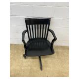 Wooden Rolling Office Chair