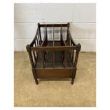 Mahogany Magazine Rack