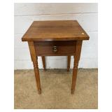 Antique Single Drawer End Table