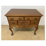 Chippendale-style Walnut Lowboy