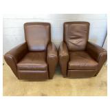 (2) American Leather Recliners