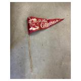 (2) Vintage Souvenir Baseball Pennants