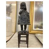 Bronze Child Figurine