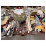 Kitchen Utensils, Tumblers and Candles,