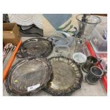 Silver-Plate Trays, Armatelle Mugs