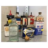 Grouping of Vintage Oil Cans