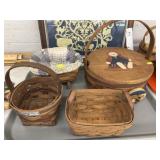 (4) Longaberger Baskets