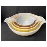 Assembled Set of Pyrex Nesting Bowls