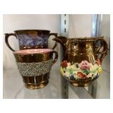(4) Pieces of Copper Lusterware