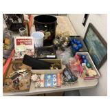 Seashells, Christmas Ornaments and Framed Print