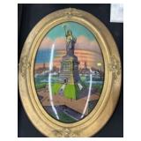 Reverse Painting of Statue of Liberty