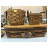(3) Longaberger Baskets