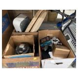 Fruit Crate w/ Miscellaneous Household