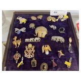 Asst. of Costume Jewelry Pins