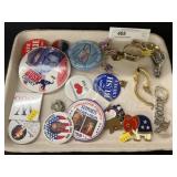 Political Buttons w/ Watches