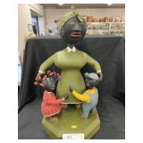 Unsigned Folk Art Wood Carving