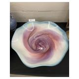 Stephen Fellerman Art Glass Center Bowl